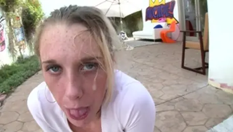 Swallowed: Teen chick Zelda Morrison threesome
