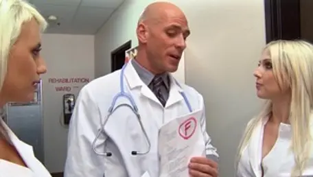 Doctor Adventures: Nurse Christie Stevens threesome porn in HD