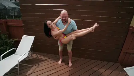 Don't Break Me: JMac and bald amateur Kylie Martin
